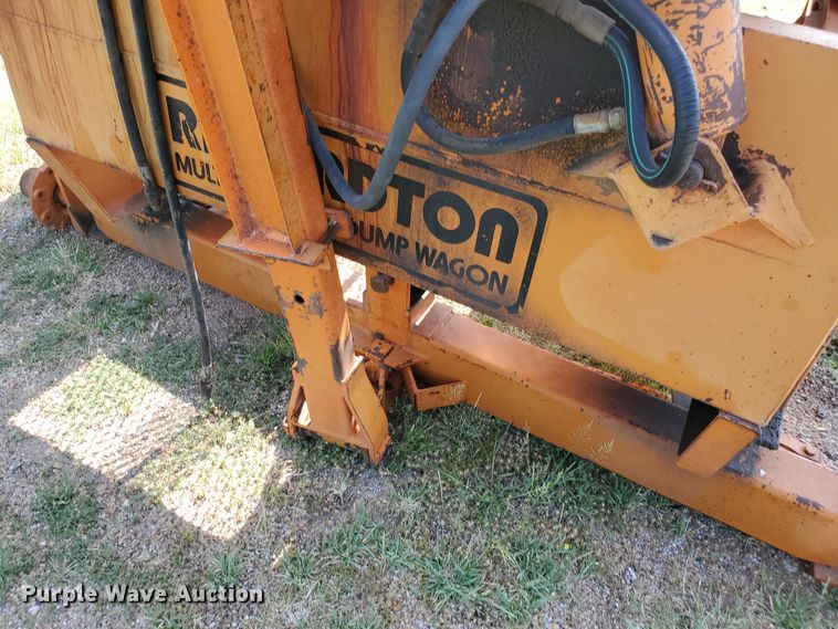 image for item DE4483 Richardton 1200 multi-purpose silage dump wagon