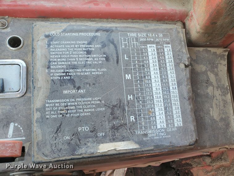 image for item DF5631 1984 Versatile 555  4WD tractor