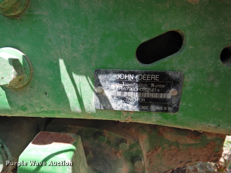 image for item DG1445 2010 John Deere 7330  MFWD tractor