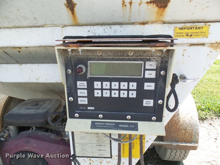 image for item DG2078 Parker 1500R weigh wagon