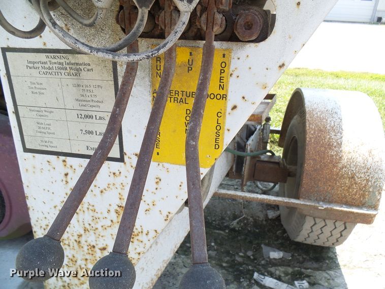 image for item DG2078 Parker 1500R weigh wagon