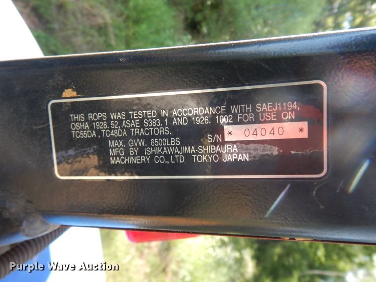 image for item DG6927 New Holland TC55DA  tractor