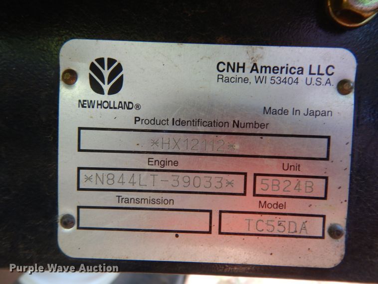 image for item DG6927 New Holland TC55DA  tractor