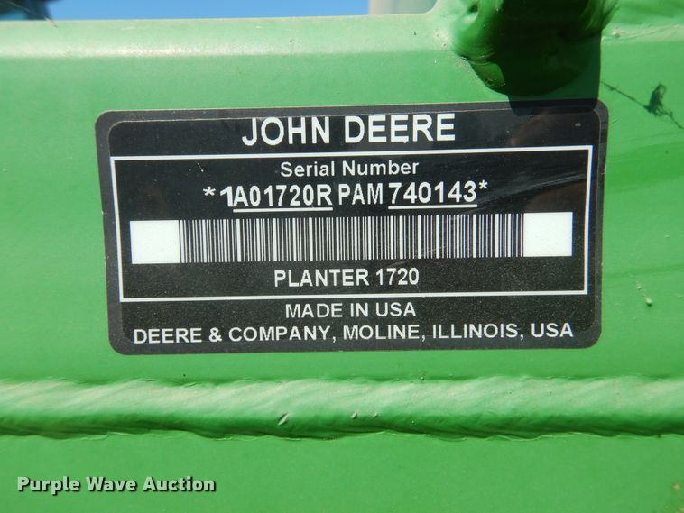 image for item HB9009 2010 John Deere 1720 no-till planter