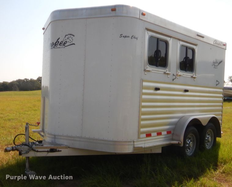 image for item HB9422 2015 Cherokee Super Chief 2990 horse trailer