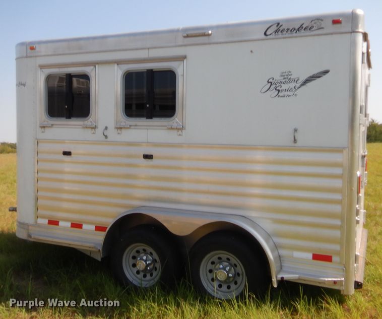 image for item HB9422 2015 Cherokee Super Chief 2990 horse trailer