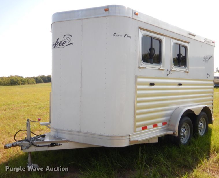 image for item HB9422 2015 Cherokee Super Chief 2990 horse trailer