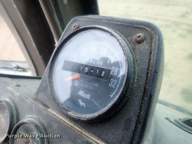 image for item HK9893 1982 Mack MR685S  feed mixer truck