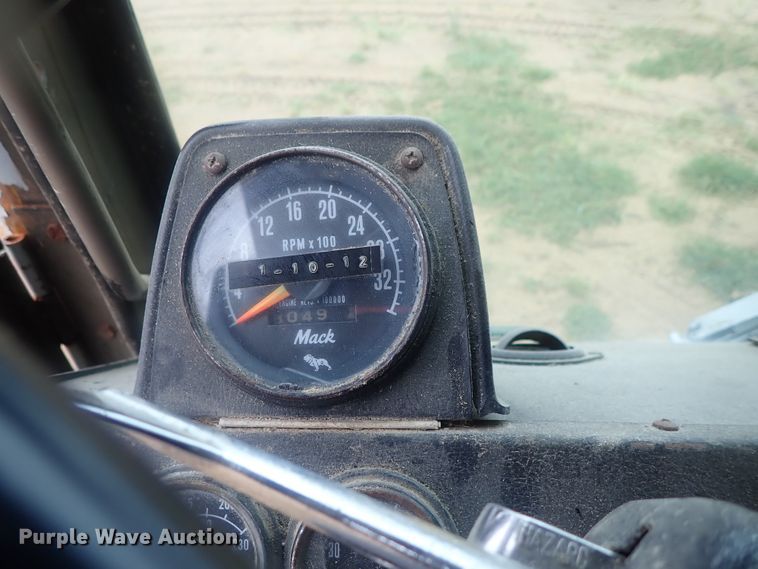 image for item HK9893 1982 Mack MR685S  feed mixer truck