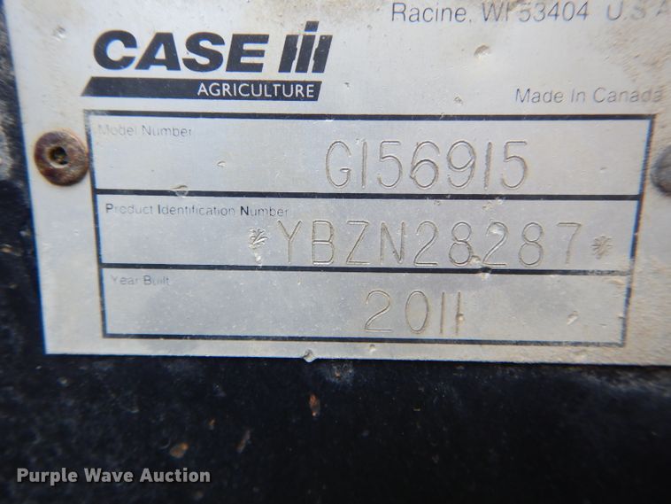 image for item HM9679 2011 Case IH 2162 draper head