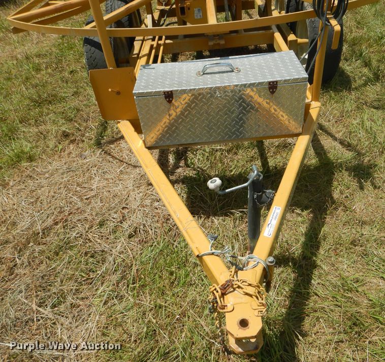 image for item HM9685 O'Connell Farm Drainage Plows The O'Connell Super Stringer reel trailer