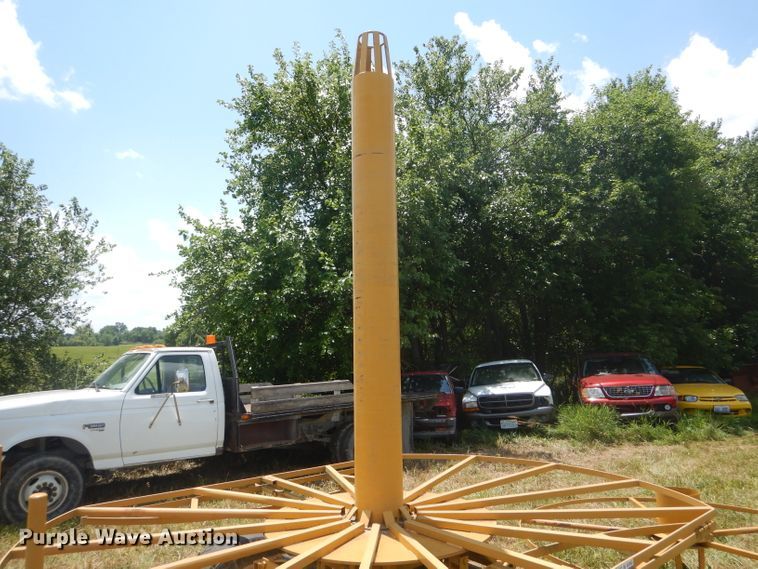 image for item HM9685 O'Connell Farm Drainage Plows The O'Connell Super Stringer reel trailer