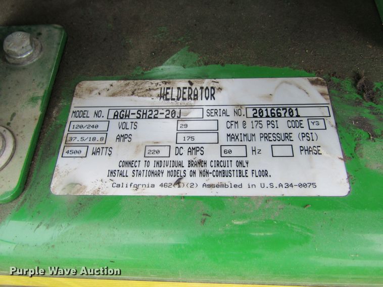 image for item HM9701 John Deere AC2-CW522OH Wederator  generator