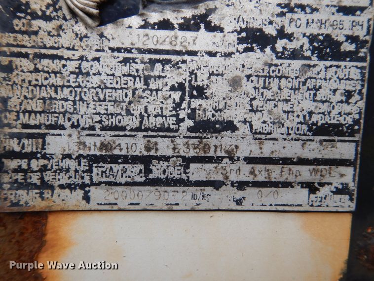 image for item DA8406 2014 Fontaine LXL low boy equipment trailer