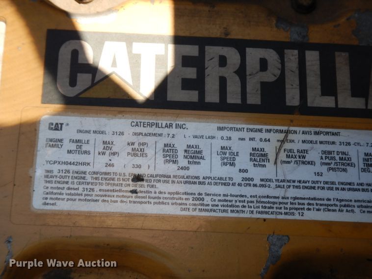 image for item DG6974 2001 GMC C7500  bucket truck