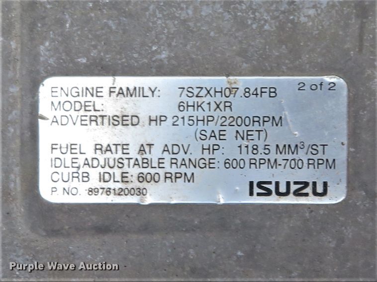 image for item DH1139 2007 Chevrolet T7500  box truck