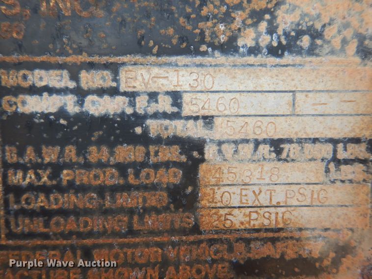 image for item DH5160 2005 VE Enterprises EV-130 vacuum trailer