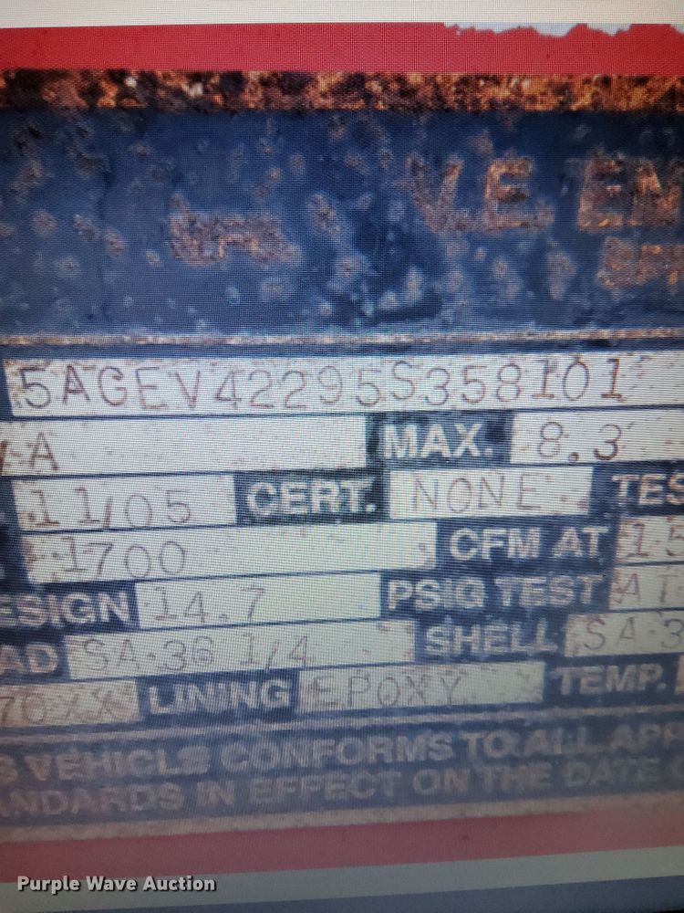 image for item DH5160 2005 VE Enterprises EV-130 vacuum trailer