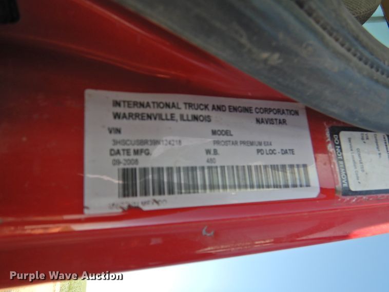 image for item DI0237 2009 International ProStar Premium  semi truck