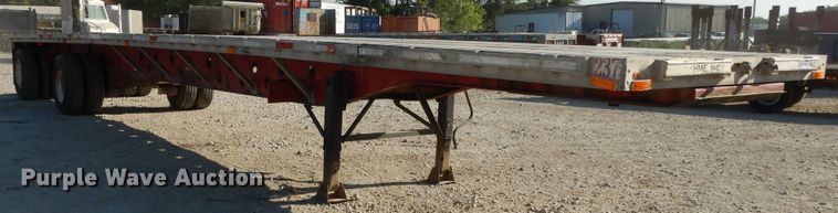 image for item DI7644 1998 Transcraft Eagle W248X102 flatbed trailer