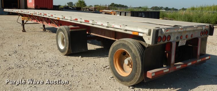 image for item DI7644 1998 Transcraft Eagle W248X102 flatbed trailer