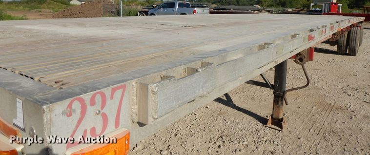image for item DI7644 1998 Transcraft Eagle W248X102 flatbed trailer