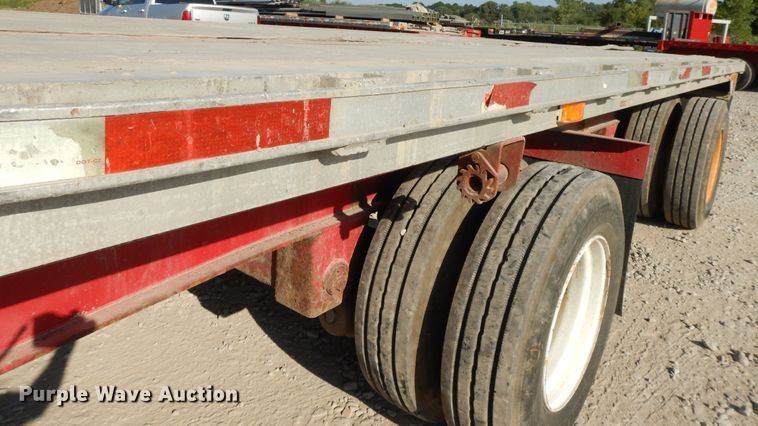 image for item DI7644 1998 Transcraft Eagle W248X102 flatbed trailer