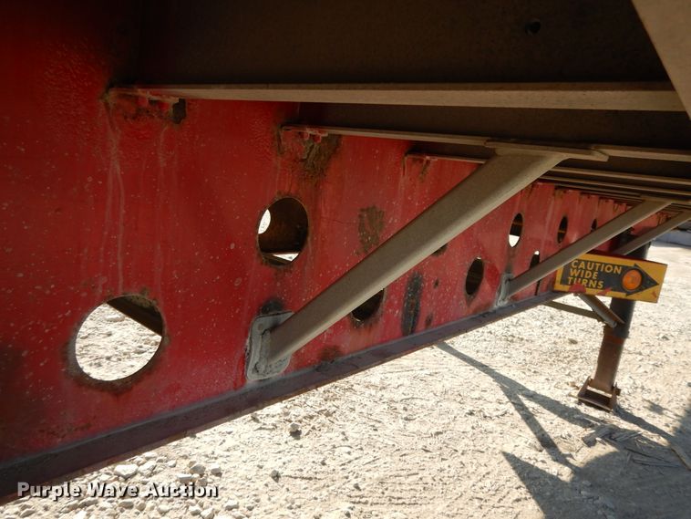 image for item DI7644 1998 Transcraft Eagle W248X102 flatbed trailer