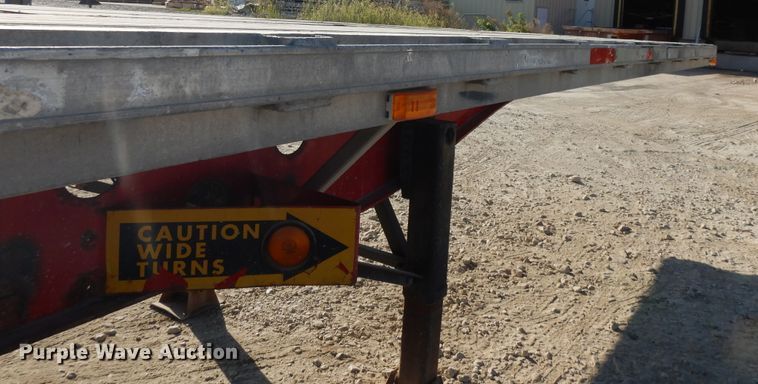 image for item DI7644 1998 Transcraft Eagle W248X102 flatbed trailer