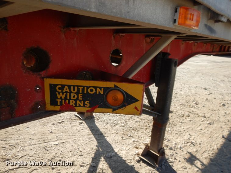 image for item DI7644 1998 Transcraft Eagle W248X102 flatbed trailer