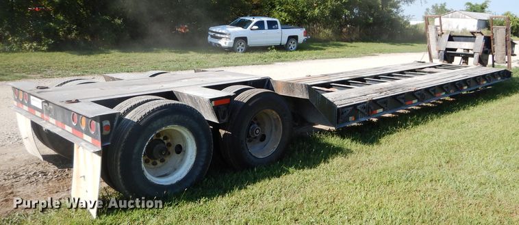 image for item DI8265 2006 Witzco RG35 lowboy equipment trailer