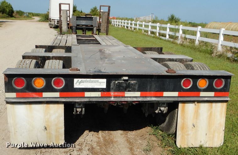 image for item DI8265 2006 Witzco RG35 lowboy equipment trailer