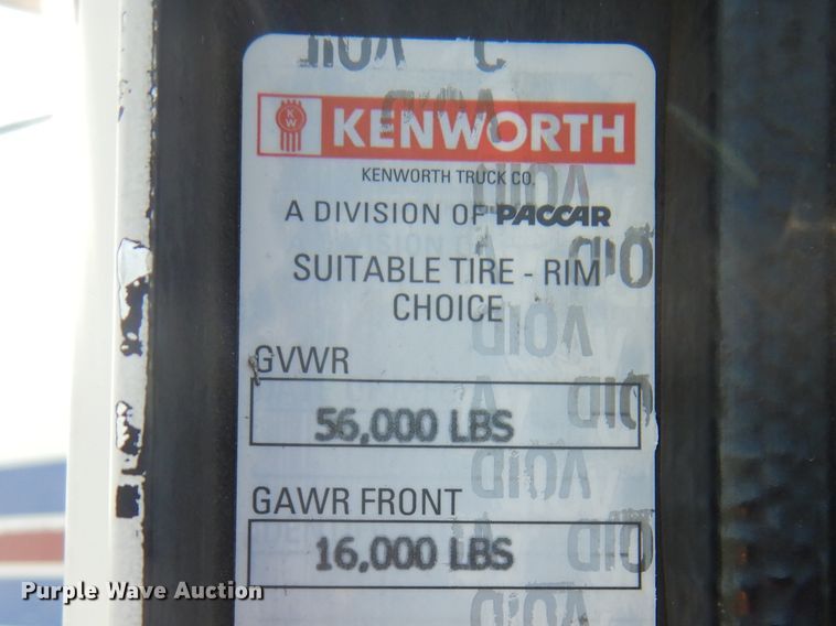 image for item GM9096 2007 Kenworth T800  flat dump bed truck