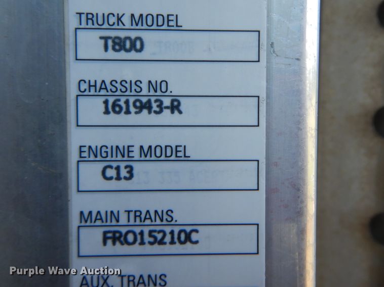 image for item GM9096 2007 Kenworth T800  flat dump bed truck