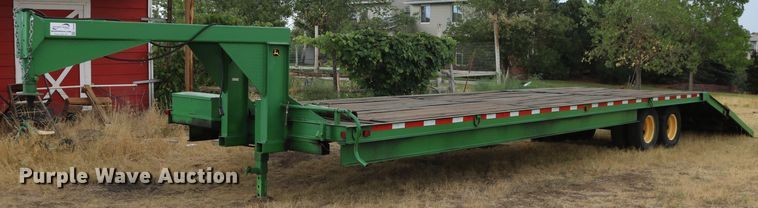 image for item DD5408 2016 shop built equipment trailer