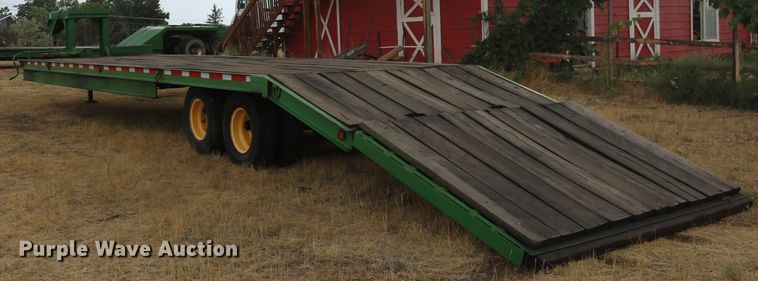 image for item DD5408 2016 shop built equipment trailer