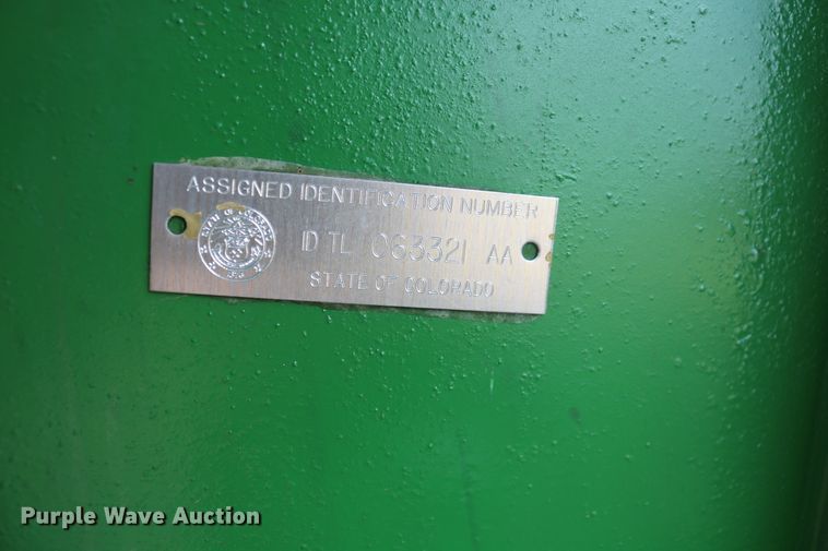 image for item DD5408 2016 shop built equipment trailer