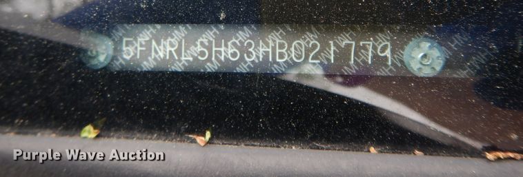 image for item DF4011 2017 Honda Odyssey  van