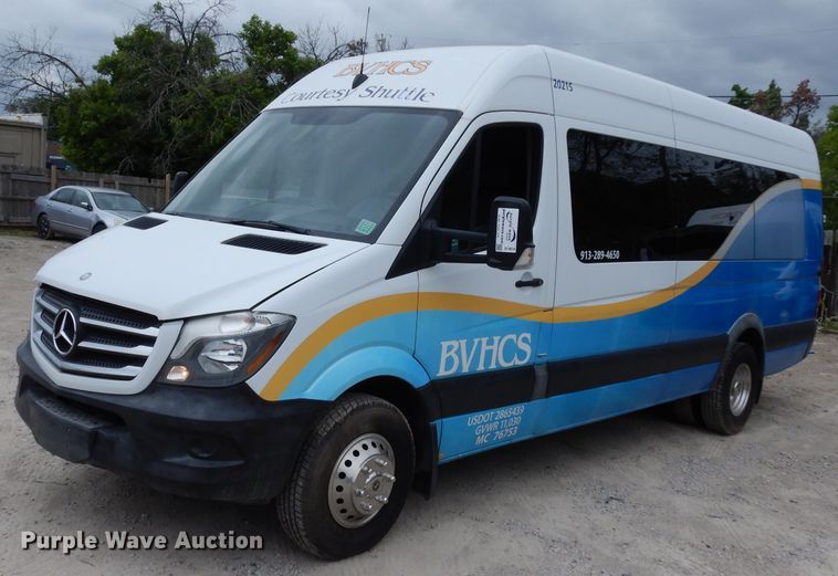 image for item DF4014 2015 Mercedes Benz Sprinter 3500  shuttle bus