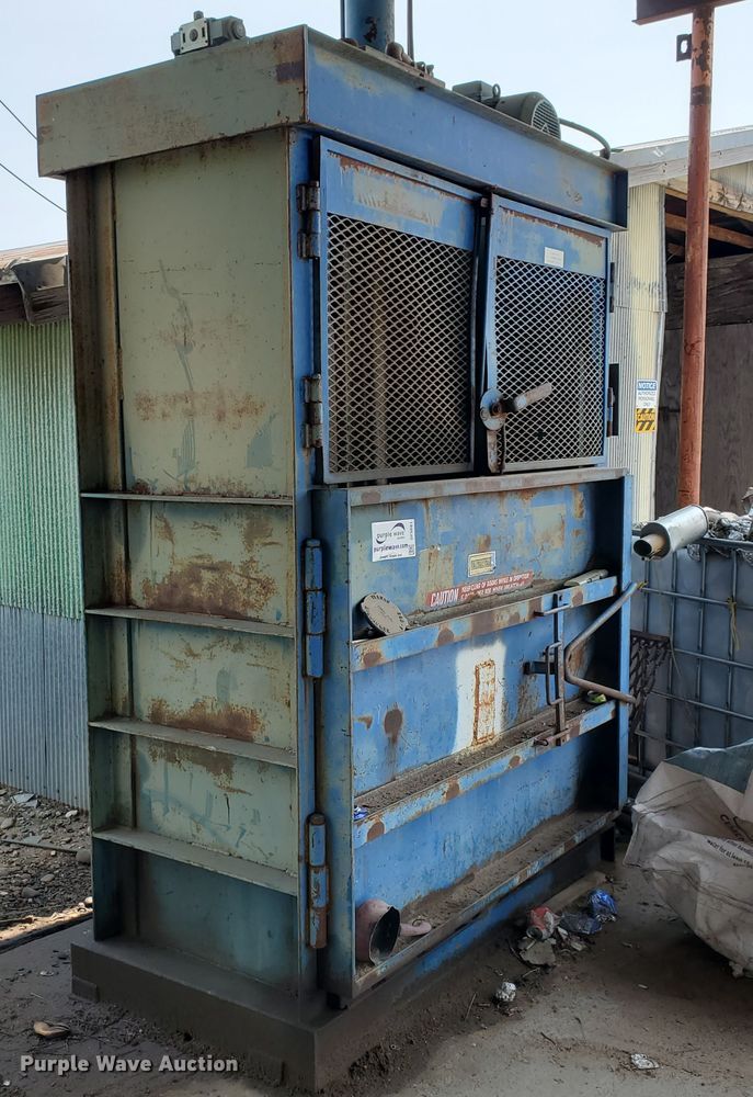 image for item DF5681 J.V. Cram-A-Lot vertical refuse baler
