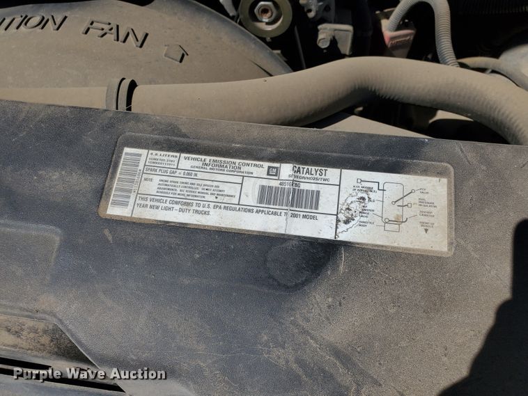 image for item DF5702 2001 Chevrolet Silverado 1500  Ext. Cab pickup truck