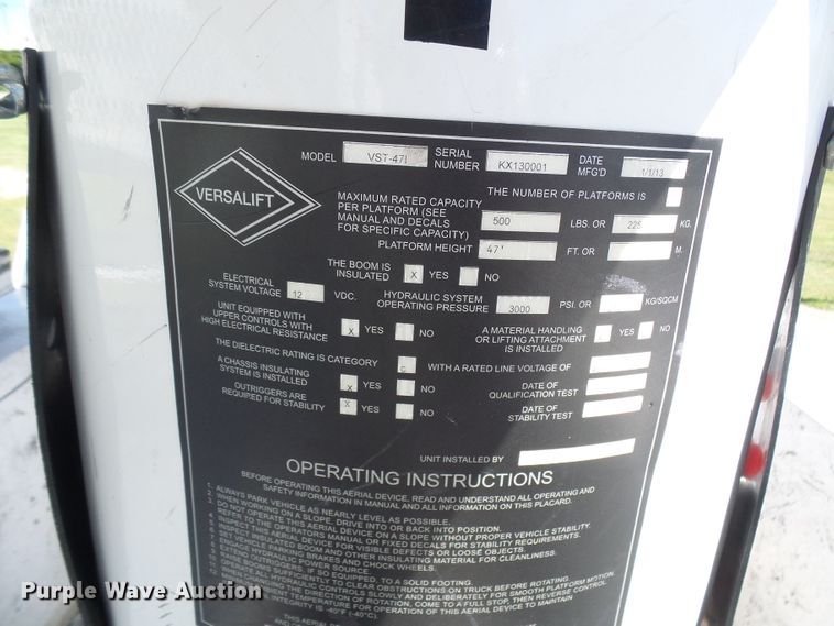 image for item DG2066 2012 Dodge Ram 5500  bucket truck