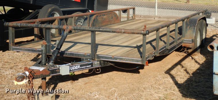 image for item DG6900 2006 Double A Trailers 33-18 utility trailer
