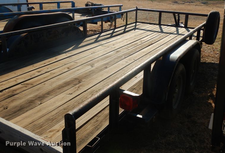 image for item DG6900 2006 Double A Trailers 33-18 utility trailer