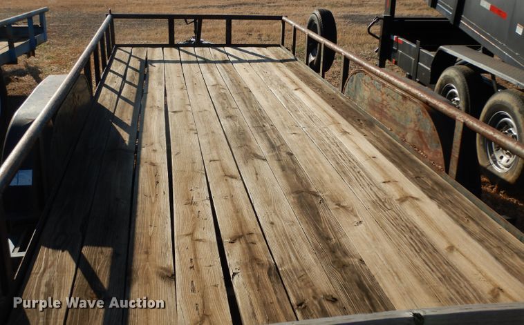 image for item DG6900 2006 Double A Trailers 33-18 utility trailer