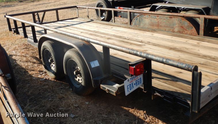 image for item DG6900 2006 Double A Trailers 33-18 utility trailer