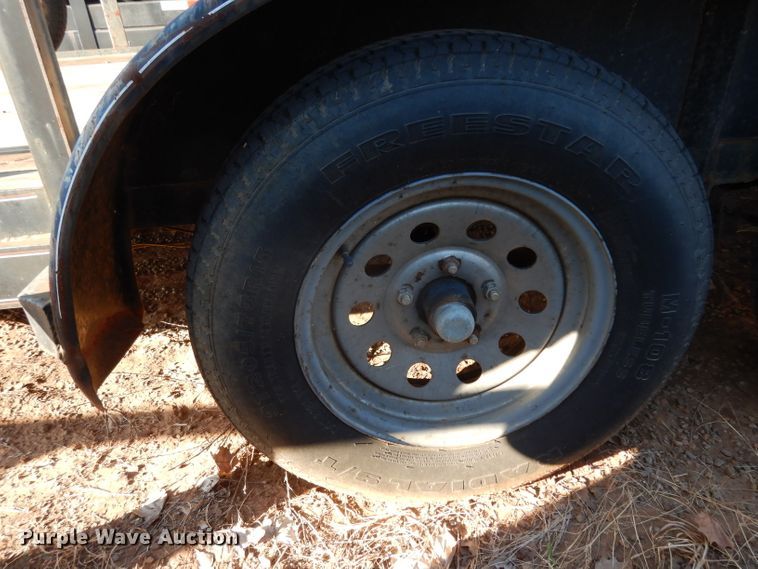 image for item DG6900 2006 Double A Trailers 33-18 utility trailer