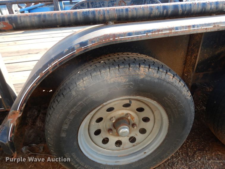 image for item DG6900 2006 Double A Trailers 33-18 utility trailer