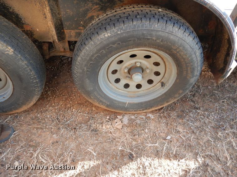 image for item DG6900 2006 Double A Trailers 33-18 utility trailer