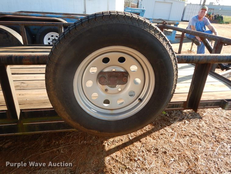 image for item DG6900 2006 Double A Trailers 33-18 utility trailer